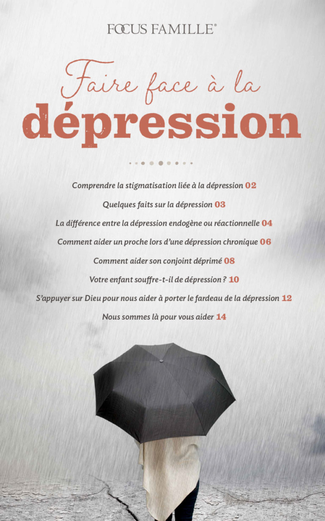 PDF Faire face à la dépression Focus Famille